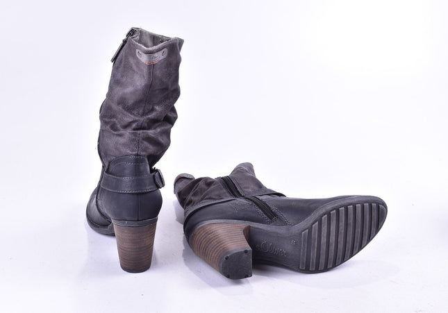 s.Oliver Damen Stiefelette Boots EUR 40 Nr. 24-A 2813-Schuh-Gebraucht-secondhand