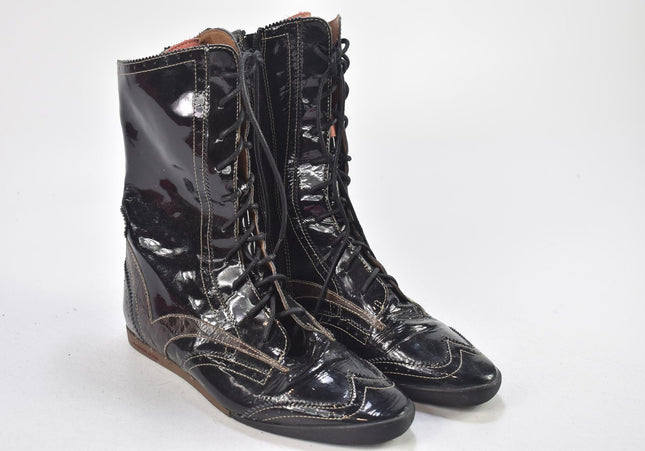 Floris van Bommel Damen Stiefelette Boots EUR 37 Nr. 24-B 837-Schuh-Gebraucht-secondhand