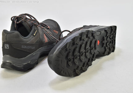 Salomon GTX Damen Wanderschuhe Trekking EUR 38 Nr. 25-T 2257-gebrauchte Schuhe-second hand-SchuhGebraucht