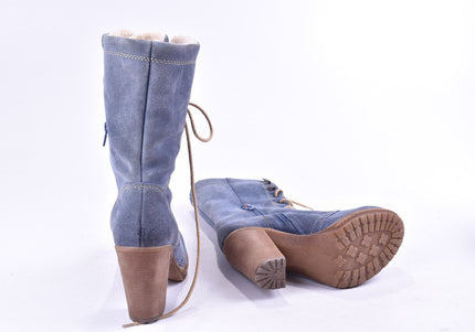 Damen Stiefelette Boots EUR 36 Nr. 24-A 2814-Schuh-Gebraucht-secondhand
