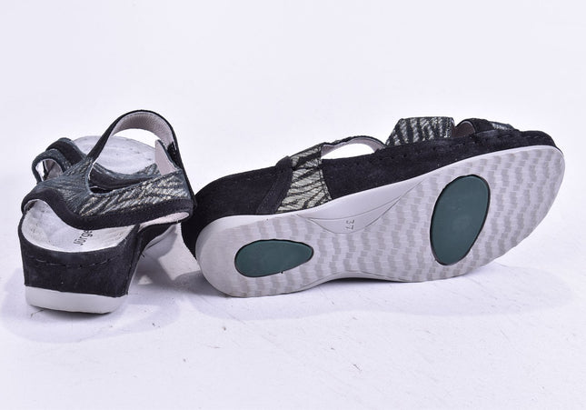 Jürgen Hirsch Damen Sandale Sandalette EUR 37 Nr. 24-SD 3799-Schuh-Gebraucht-secondhand