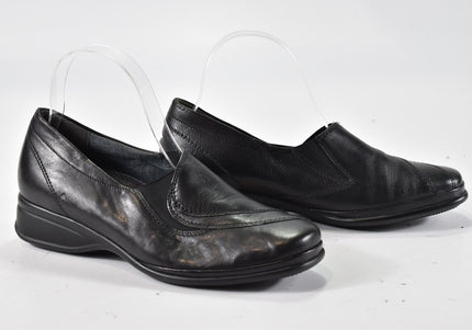 Semler Damen Halbschuhe Slipper Ballerinas UK 4,5 Nr. 24-M 2481-Schuh-Gebraucht-secondhand
