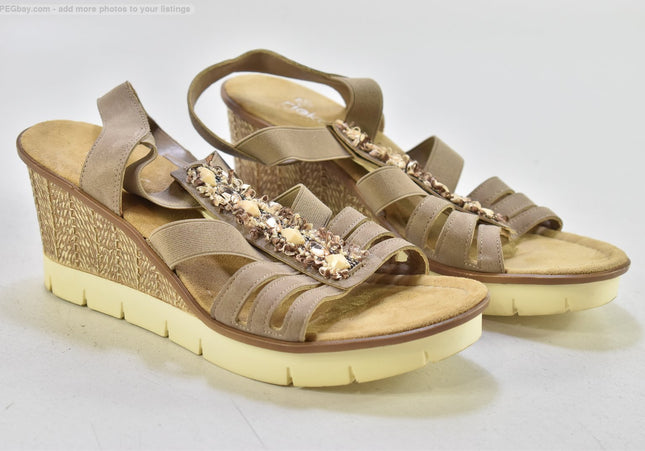 Rieker  Damen Sandale Sandalette  EUR 42 Nr. 26-S 1610