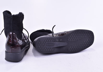 Waldläufer Damen Stiefelette Boots UK 4,5 Nr. 24-F 830-Schuh-Gebraucht-secondhand