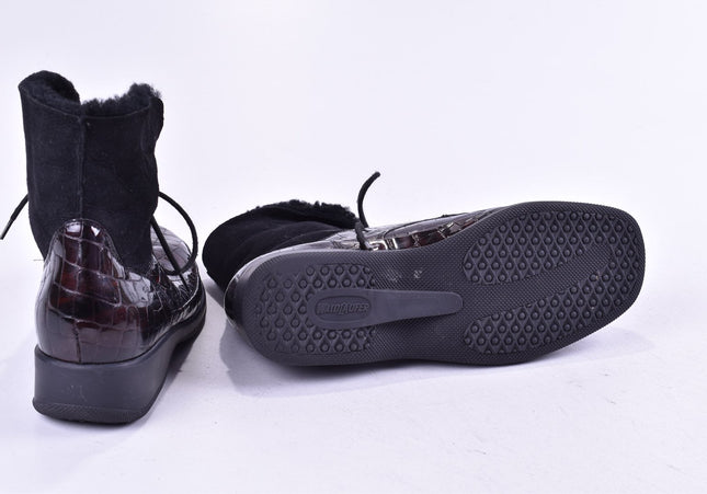 Waldläufer Damen Stiefelette Boots UK 4,5 Nr. 24-F 830-Schuh-Gebraucht-secondhand