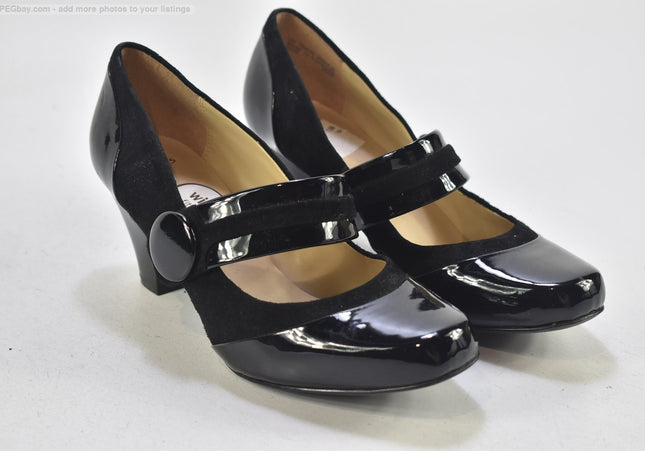 Clarks Damen Pumps High Heels UK 7 Nr. 25-F 3698-Schuh-Gebraucht-secondhand