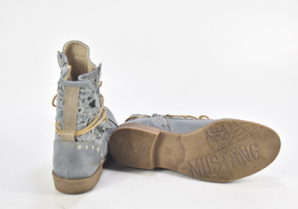 Mustang Damen Stiefelette Boots EUR 36 Nr. 24-J 2315-Schuh-Gebraucht-secondhand