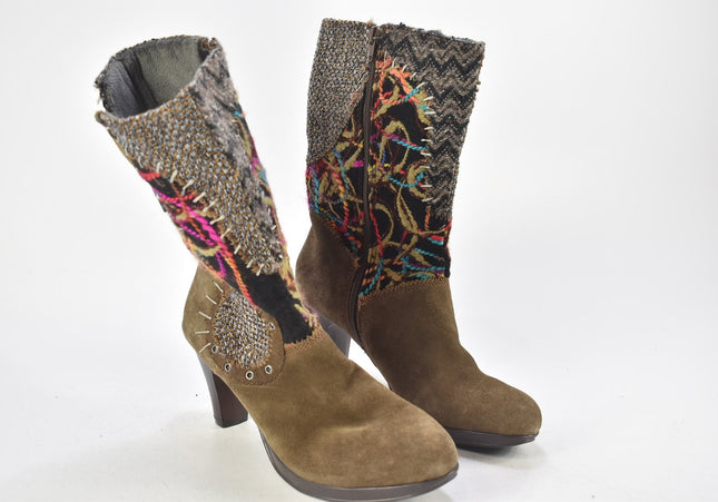 Queens Damen Stiefelette Boots EUR 40 Nr. 24-A 2118-Schuh-Gebraucht-secondhand