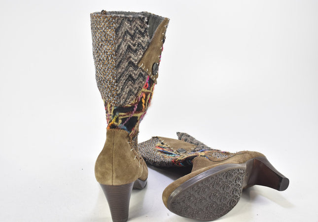 Queens Damen Stiefelette Boots EUR 40 Nr. 24-A 2118-Schuh-Gebraucht-secondhand