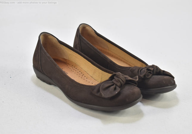 Gabor Damen Halbschuhe Slipper Ballerinas UK 4 Nr. 25-F 1119-Schuh-Gebraucht-secondhand