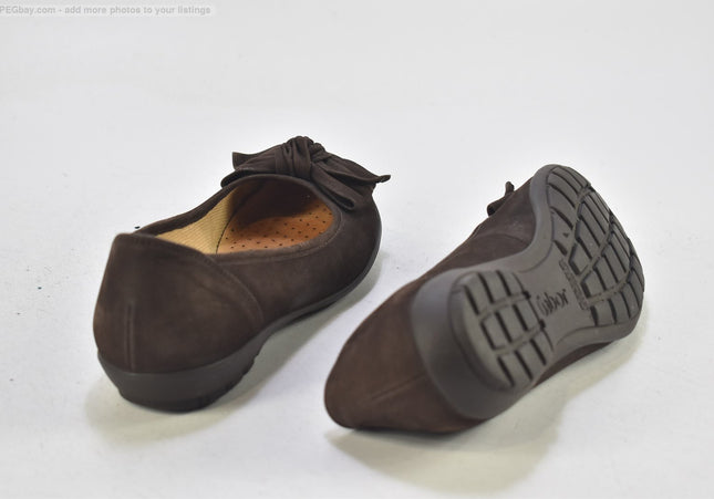 Gabor Damen Halbschuhe Slipper Ballerinas UK 4 Nr. 25-F 1119-Schuh-Gebraucht-secondhand
