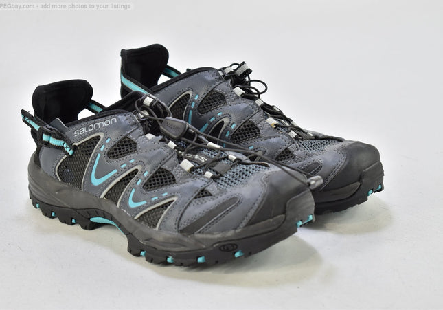 Salomon Damen Wanderschuhe Trekking EUR 40 Nr. 25-T 2265-gebrauchte Schuhe-second hand-SchuhGebraucht