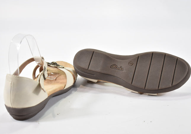 Clarks Damen Sandale Sandalette UK 5 Nr. 24-SD 1405-Schuh-Gebraucht-secondhand