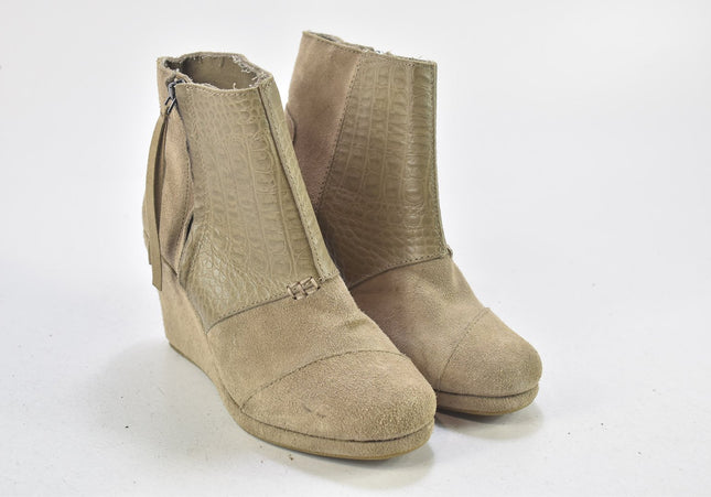 Toms Damen Stiefelette Boots EUR 36,5 Nr. 24-B 1719-Schuh-Gebraucht-secondhand