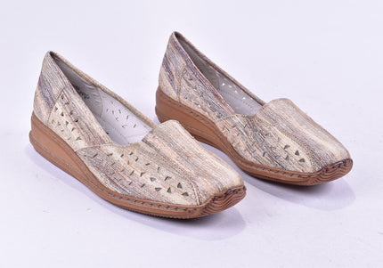 Rieker Damen Halbschuhe Slipper Ballerinas EUR 42 Nr. 24-J 4387-Schuh-Gebraucht-secondhand