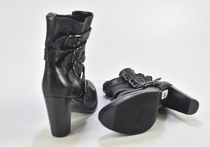 Minelli Damen Stiefelette Boots EUR 38 Nr. 24-B 3678-Schuh-Gebraucht-secondhand
