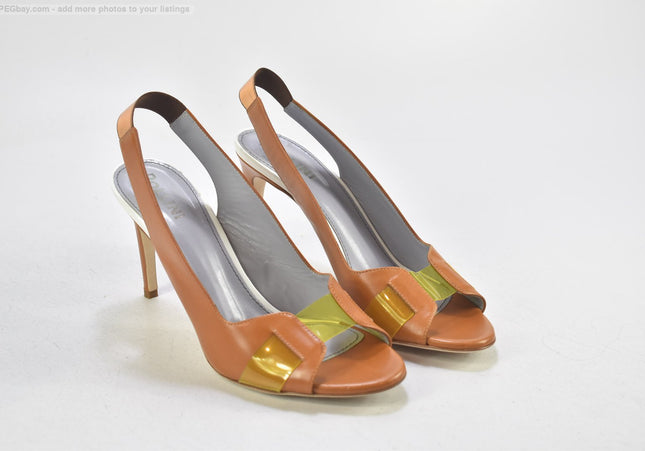 Pollini Damen Sandale Sandalette EUR 38 Nr. 25-S 343-Schuh-Gebraucht-secondhand
