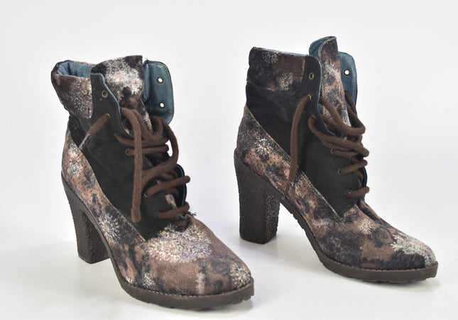 Desigual Damen Stiefelette Boots SL 24 cm Nr. 24-M 487-Schuh-Gebraucht-secondhand