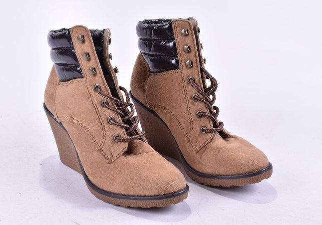 Buffalo Damen Stiefelette Boots EUR 38 Nr. 24-M 2247-Schuh-Gebraucht-secondhand