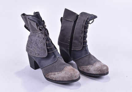 Mustang Damen Stiefelette Boots EUR 38 Nr. 24-M 2171-Schuh-Gebraucht-secondhand