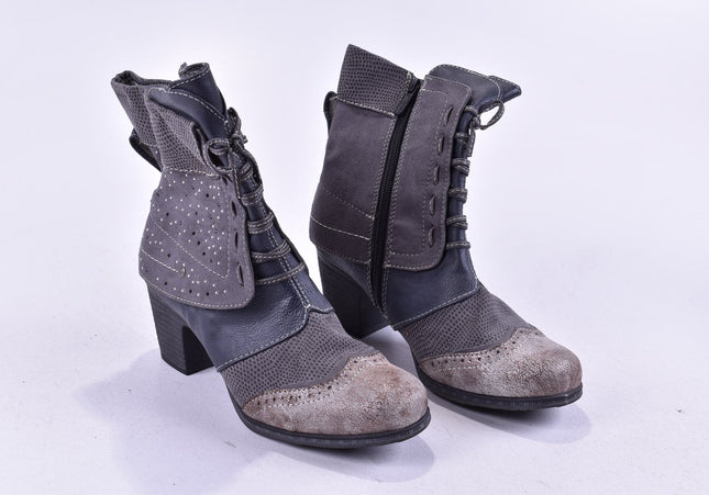 Mustang Damen Stiefelette Boots EUR 38 Nr. 24-M 2171-Schuh-Gebraucht-secondhand