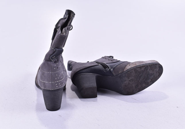 Mustang Damen Stiefelette Boots EUR 38 Nr. 24-M 2171-Schuh-Gebraucht-secondhand