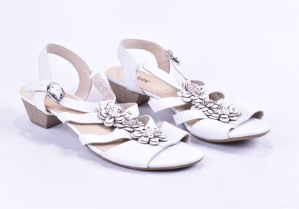 Gabor Damen Sandale Sandalette UK 8 Nr. 24-SD 2686-Schuh-Gebraucht-secondhand