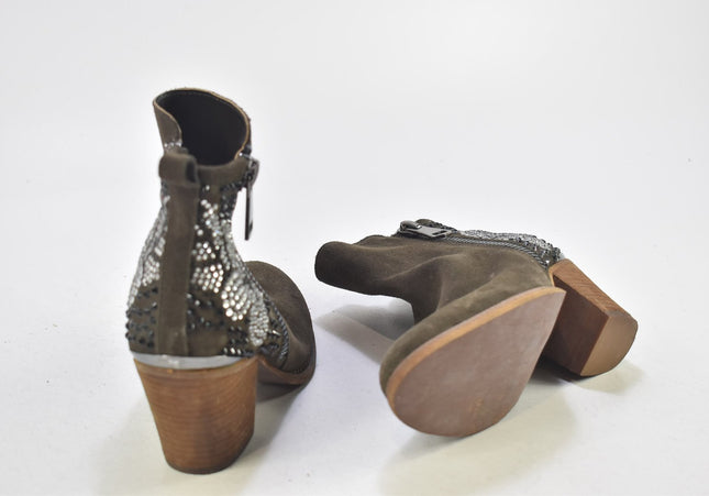 Di Lauro Damen Stiefelette Boots EUR 36 Nr. 24-B 853-Schuh-Gebraucht-secondhand