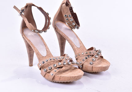 Bruno Premi Damen Sandale Sandalette EUR 37 Nr. 24-SD 527-Schuh-Gebraucht-secondhand