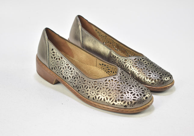 Jenny Damen Halbschuhe Slipper Ballerinas UK 5,5 Nr. 24-P 2335-Schuh-Gebraucht-secondhand