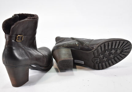Paul Green Damen Stiefelette Boots UK 7 Nr. 24-A 1509-Schuh-Gebraucht-secondhand