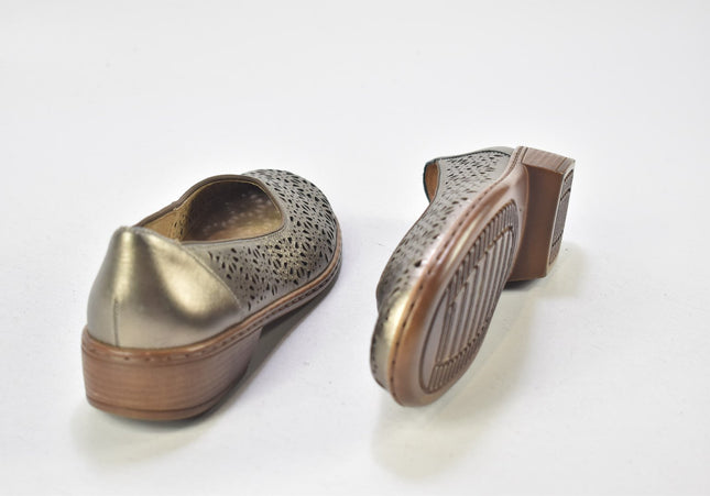 Jenny Damen Halbschuhe Slipper Ballerinas UK 5,5 Nr. 24-P 2335-Schuh-Gebraucht-secondhand