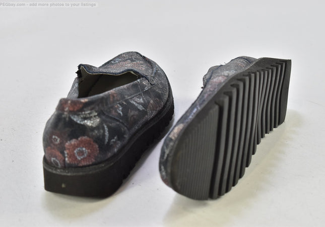 Waldläufer Damen Halbschuhe Slipper Ballerinas UK 5 Nr. 25-U 2141