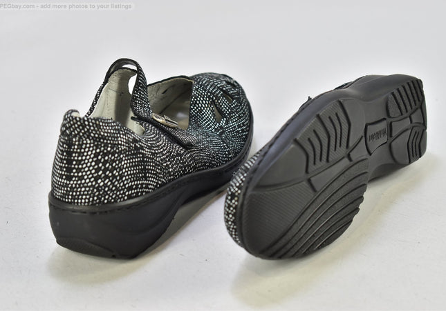 Waldläufer  Damen Halbschuhe Slipper Ballerinas  UK 4,5 Nr. 25-U 2143
