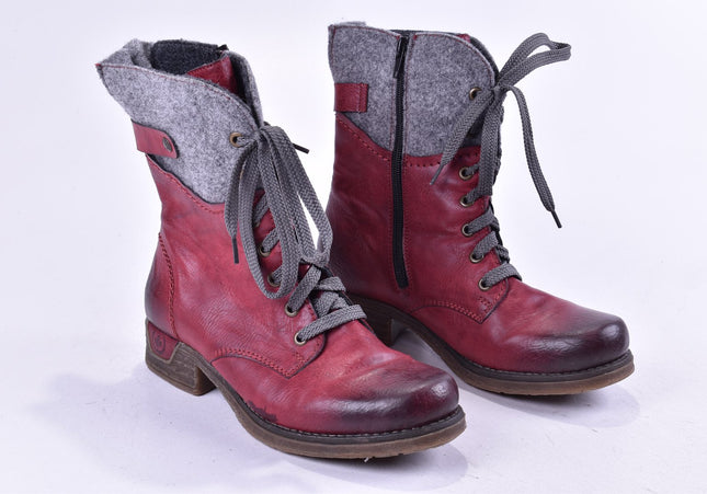 Rieker Damen Stiefelette Boots EUR 37 Nr. 24-F 1532-Schuh-Gebraucht-secondhand