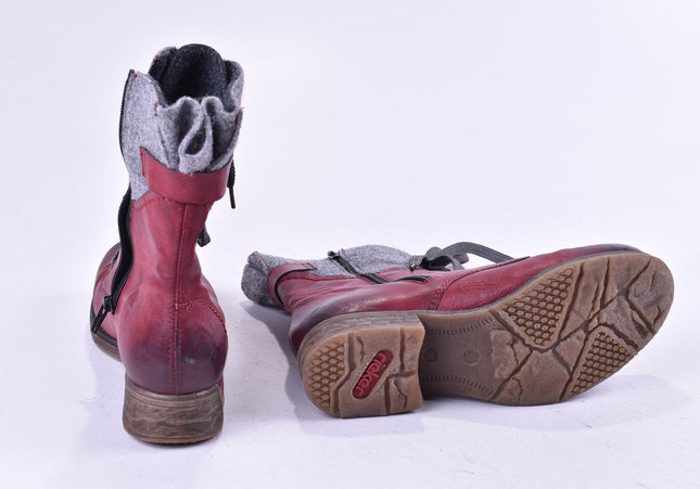 Rieker Damen Stiefelette Boots EUR 37 Nr. 24-F 1532-Schuh-Gebraucht-secondhand