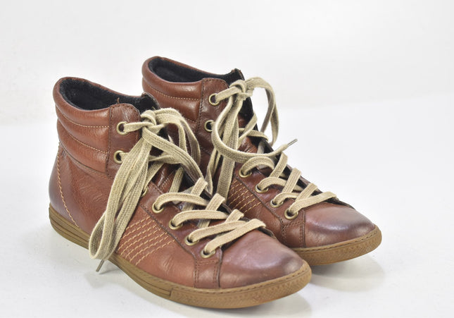Paul Green Damen Stiefelette Boots SL 25 cm Nr. 24-J 1688-Schuh-Gebraucht-secondhand