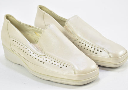 Waldläufer Damen Halbschuhe Slipper Ballerinas UK 9,5 Nr. 23-M 3718-Schuh-Gebraucht-secondhand