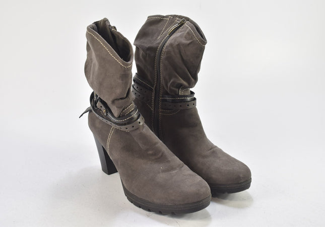 Tamaris Damen Stiefelette Boots EUR 40 Nr. 24-B 3691-Schuh-Gebraucht-secondhand