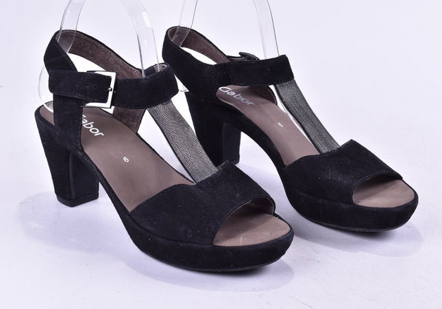 Gabor Damen Sandale Sandalette UK 6 Nr. 24-SD 1185-Schuh-Gebraucht-secondhand