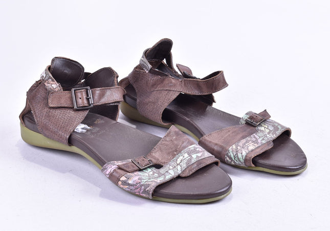 Think Damen Sandale Sandalette EUR 41 Nr. 24-SD 2696-Schuh-Gebraucht-secondhand