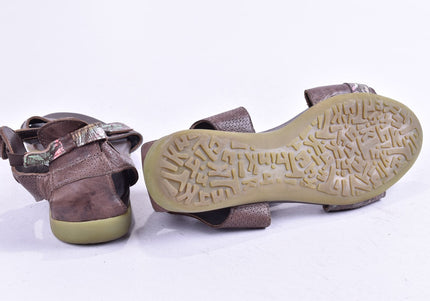 Think Damen Sandale Sandalette EUR 41 Nr. 24-SD 2696-Schuh-Gebraucht-secondhand