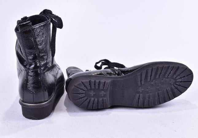 Semler Damen Stiefelette Boots UK 4 Nr. 24-F 1535-Schuh-Gebraucht-secondhand