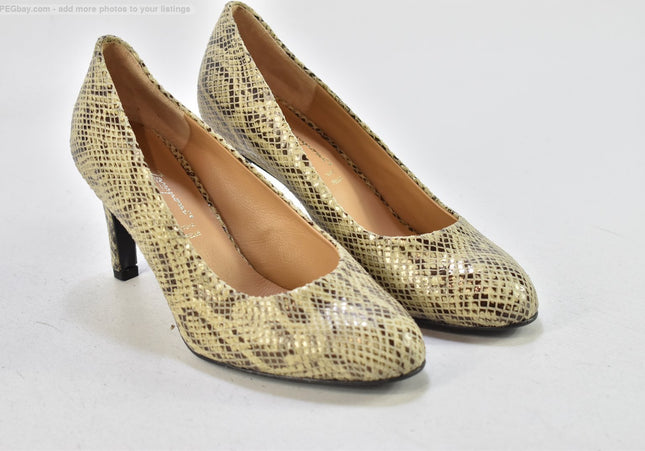 Giorgio Lamponi Damen Pumps High Heels EUR 38 Nr. 25-T 1026-gebrauchte Schuhe-Second hand-SchuhGebraucht