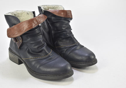 Rieker Damen Stiefelette Boots EUR 39 Nr. 24-A 2139-Schuh-Gebraucht-secondhand