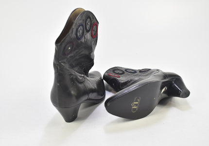FL Damen Stiefelette Boots EUR 38 Nr. 24-A 3538-Schuh-Gebraucht-secondhand
