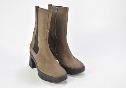 Högl Damen Stiefelette Boots UK 3,5 Nr. 24-A 3602-Schuh-Gebraucht-secondhand