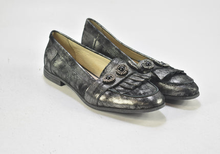 Mjus Damen Halbschuhe Slipper Ballerinas EUR 38 Nr. 24-X 1117-Schuh-Gebraucht-secondhand