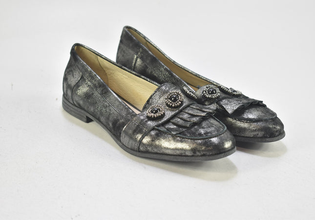 Mjus Damen Halbschuhe Slipper Ballerinas EUR 38 Nr. 24-X 1117-Schuh-Gebraucht-secondhand