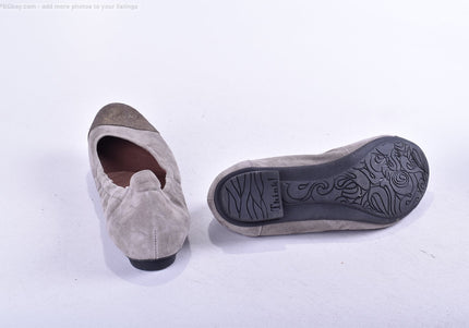 Think Damen Halbschuhe Slipper Ballerinas EUR 38,5 Nr. 25-P 1167-SchuhGebraucht